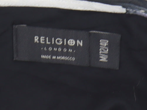 Religion Women's Multicoloured Cropped Blouse - Size 12