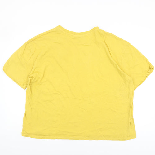Disney Women's Yellow XL Winnie the Pooh T-Shirt
