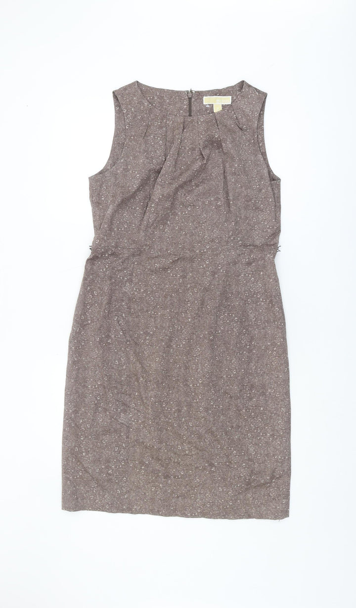 Michael Kors Women's Brown Sheath Dress Size 10