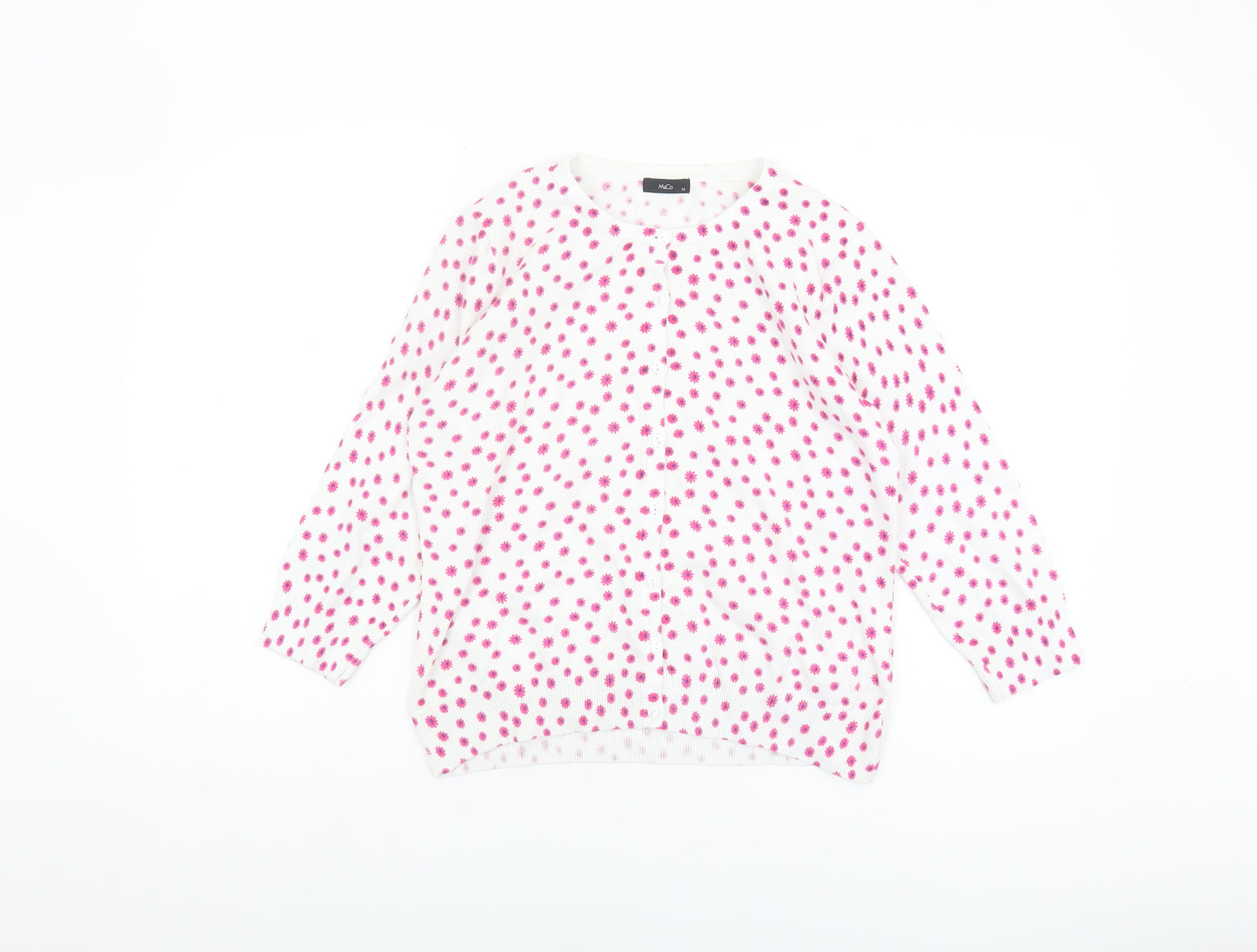 M&Co Women’s Pink Cardigan - Size 14