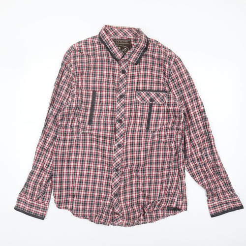River Island Men's XL Multicoloured Plaid Shirt
