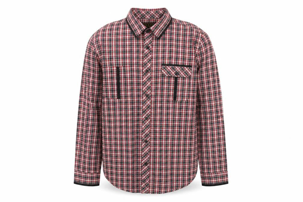 Front view of River Island Men's XL Multicoloured Plaid Shirt