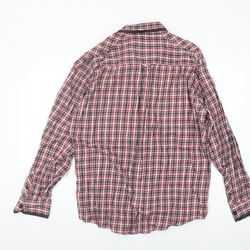 River Island Men's XL Multicoloured Plaid Shirt