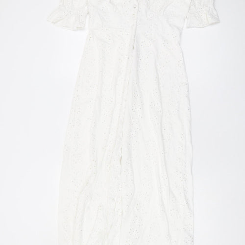 ASOS Women's White Maxi Dress Size 6
