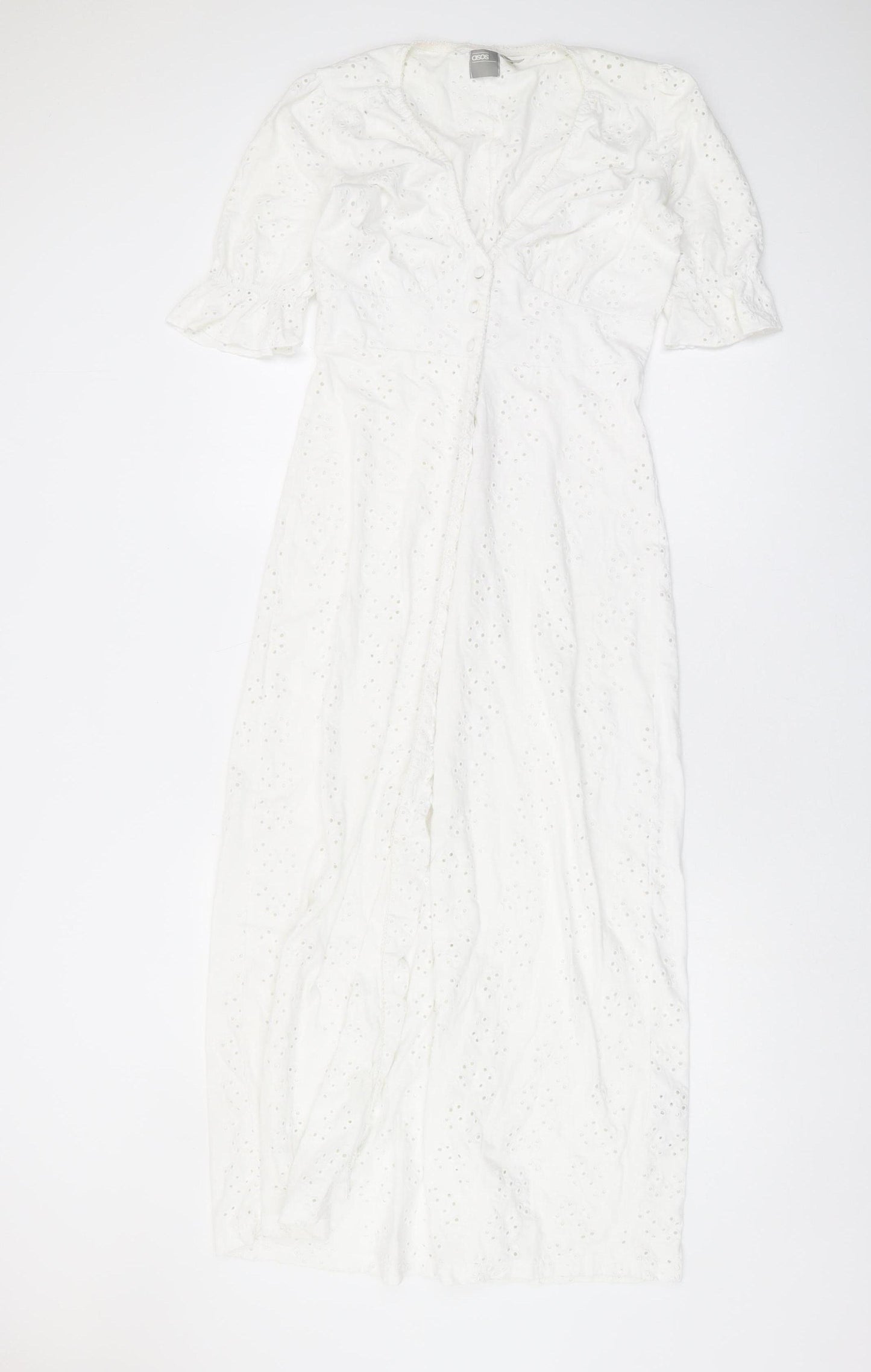 ASOS Women's White Maxi Dress Size 6