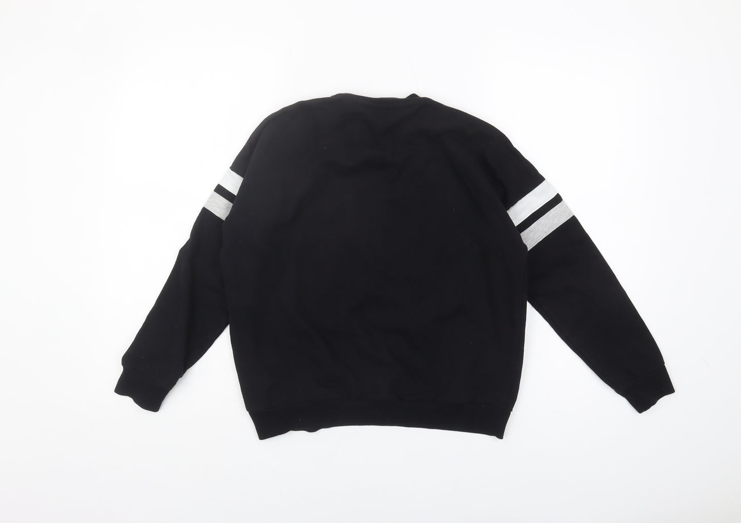 Marks and Spencer Boys Black Graphic Sweatshirt 12-13 Years