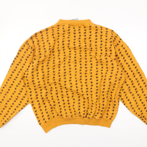 Rush Unisex Yellow Print Sweatshirt L Casual