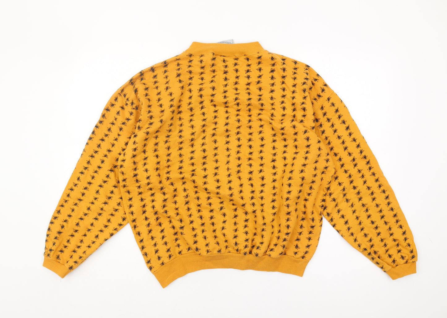 Rush Unisex Yellow Print Sweatshirt L Casual