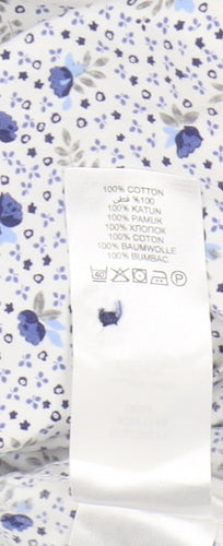 Jeff Banks Men's Multicoloured Floral Button-Up Shirt XL