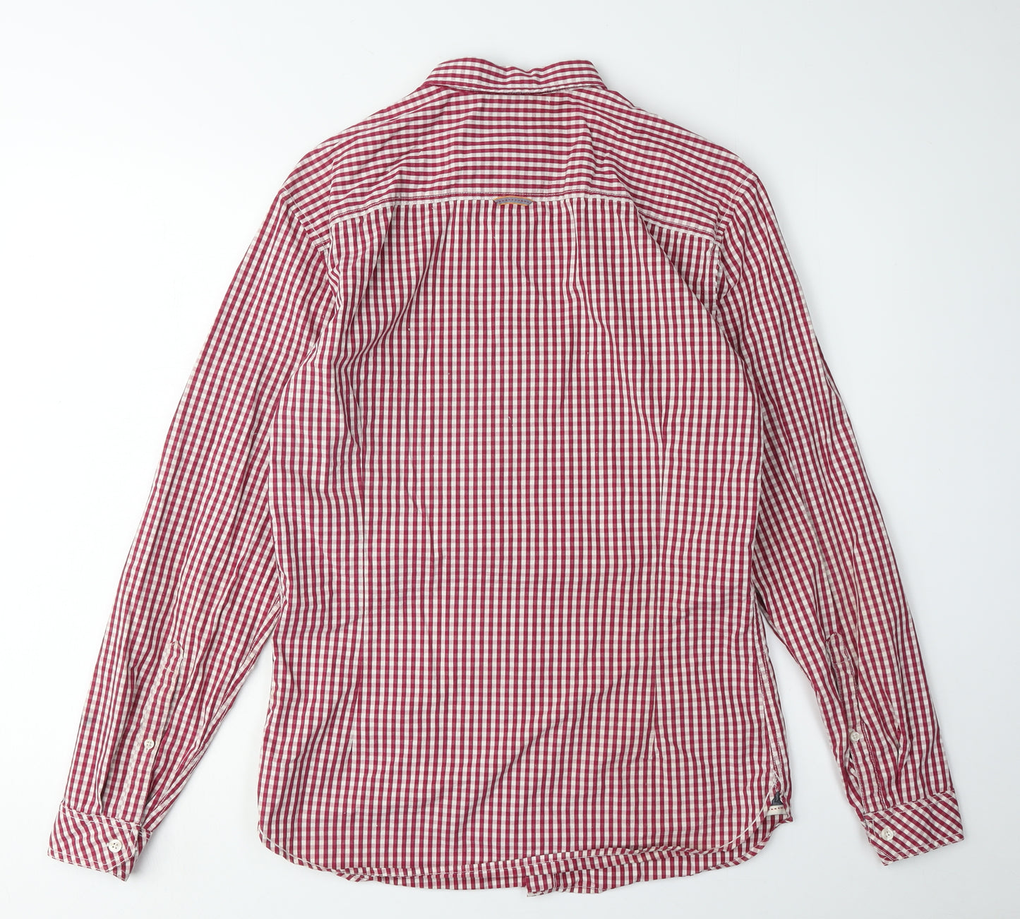 Superdry Men's Red Check Cotton Shirt - Size S