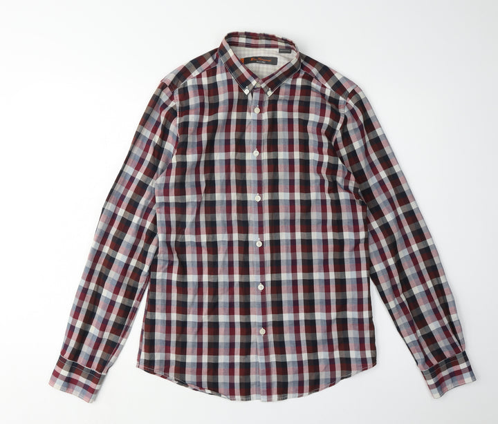Ben Sherman Men's Multicoloured Check Shirt Size S