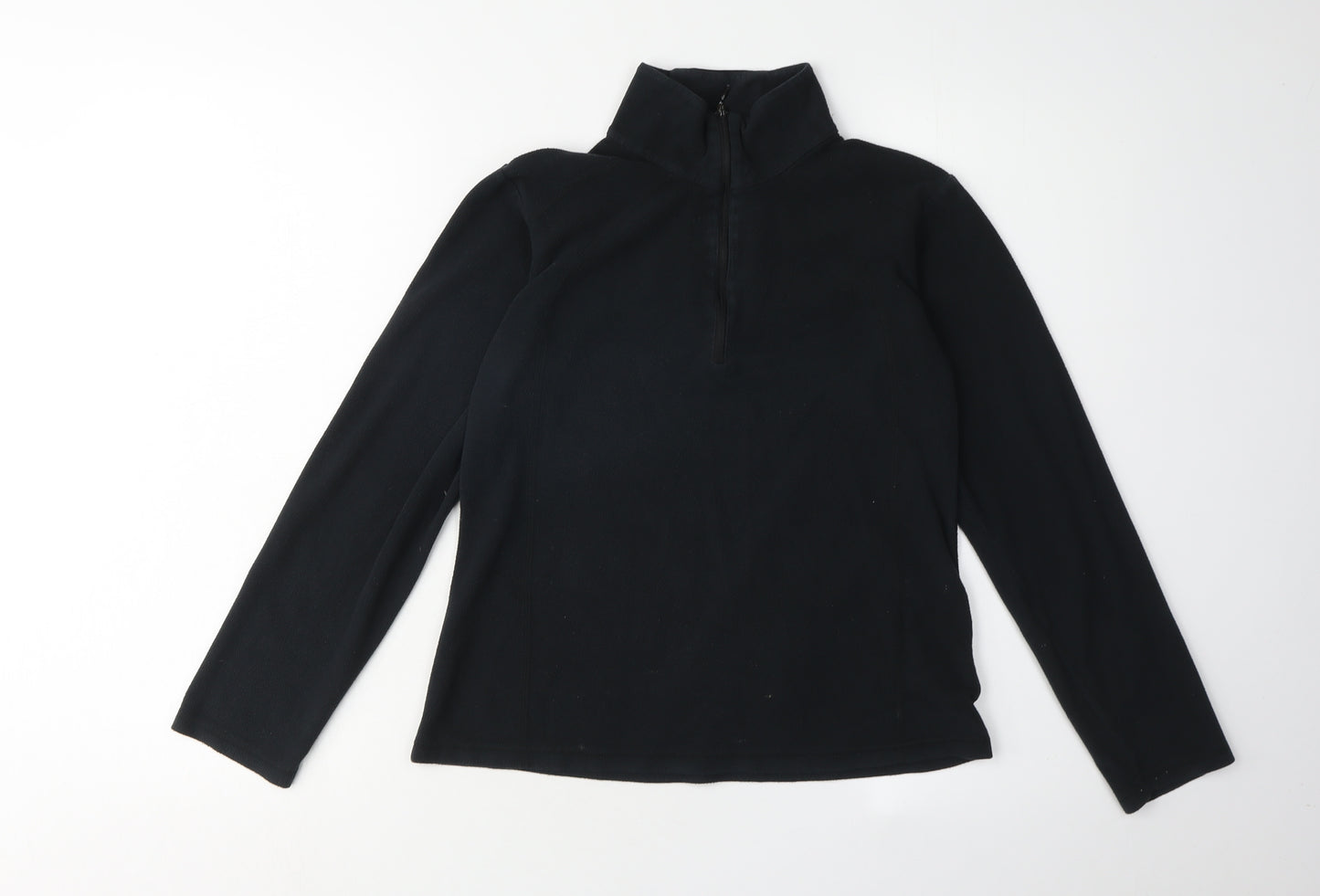 Columbia Women's Black Fleece 1/4 Zip Pullover Size S