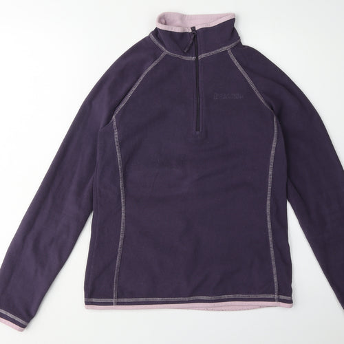 Mountain Warehouse Women's Purple Fleece Zip Sweatshirt