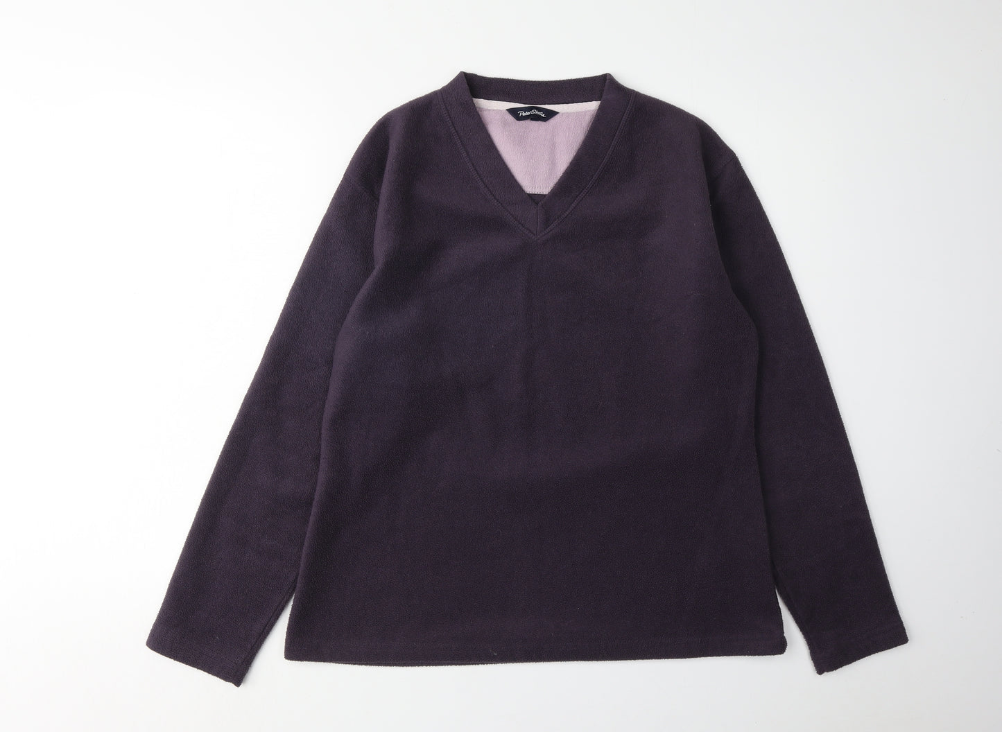 Peter Storm Women's Purple V-Neck Sweatshirt Size 14