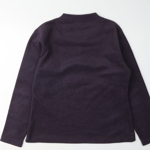 Peter Storm Women's Purple V-Neck Sweatshirt Size 14