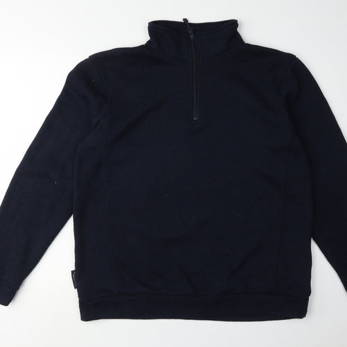 Mountain Warehouse Men's Black L Sweatshirt High Neck