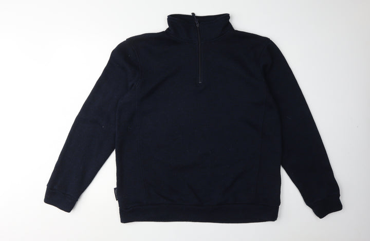 Mountain Warehouse Men's Black L Sweatshirt High Neck