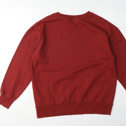 Harry Potter Red Christmas Sweatshirt Small Unisex