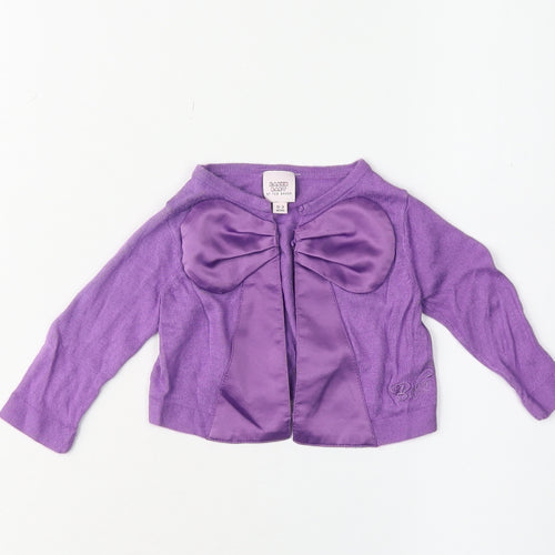 Ted Baker Unisex Baby Purple Cardigan 0-3 Mths