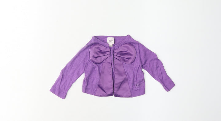 Ted Baker Unisex Baby Purple Cardigan 0-3 Mths