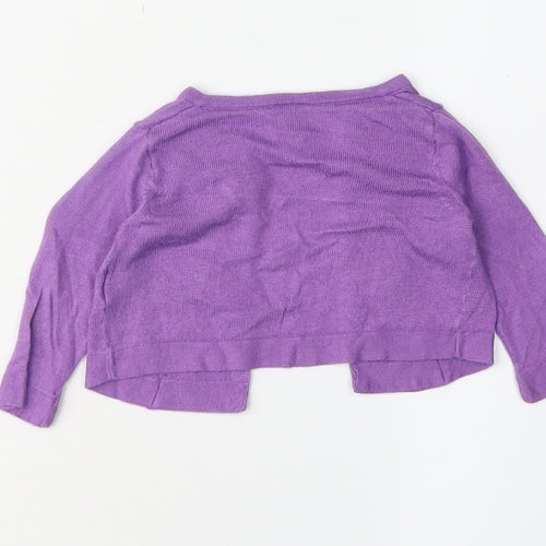 Ted Baker Unisex Baby Purple Cardigan 0-3 Mths
