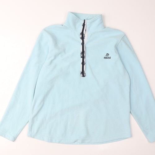 Craghoppers Women's Blue Fleece Sweatshirt Size 12