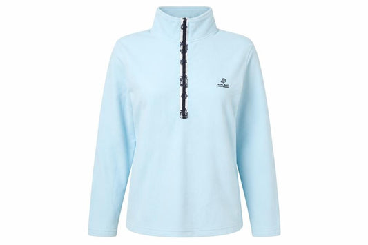 Front view of Craghoppers Women's Blue Fleece Sweatshirt, size 12