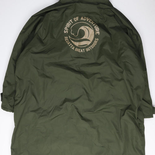 Regatta Women's Green Parka Coat L - Hooded Outdoor Jacket