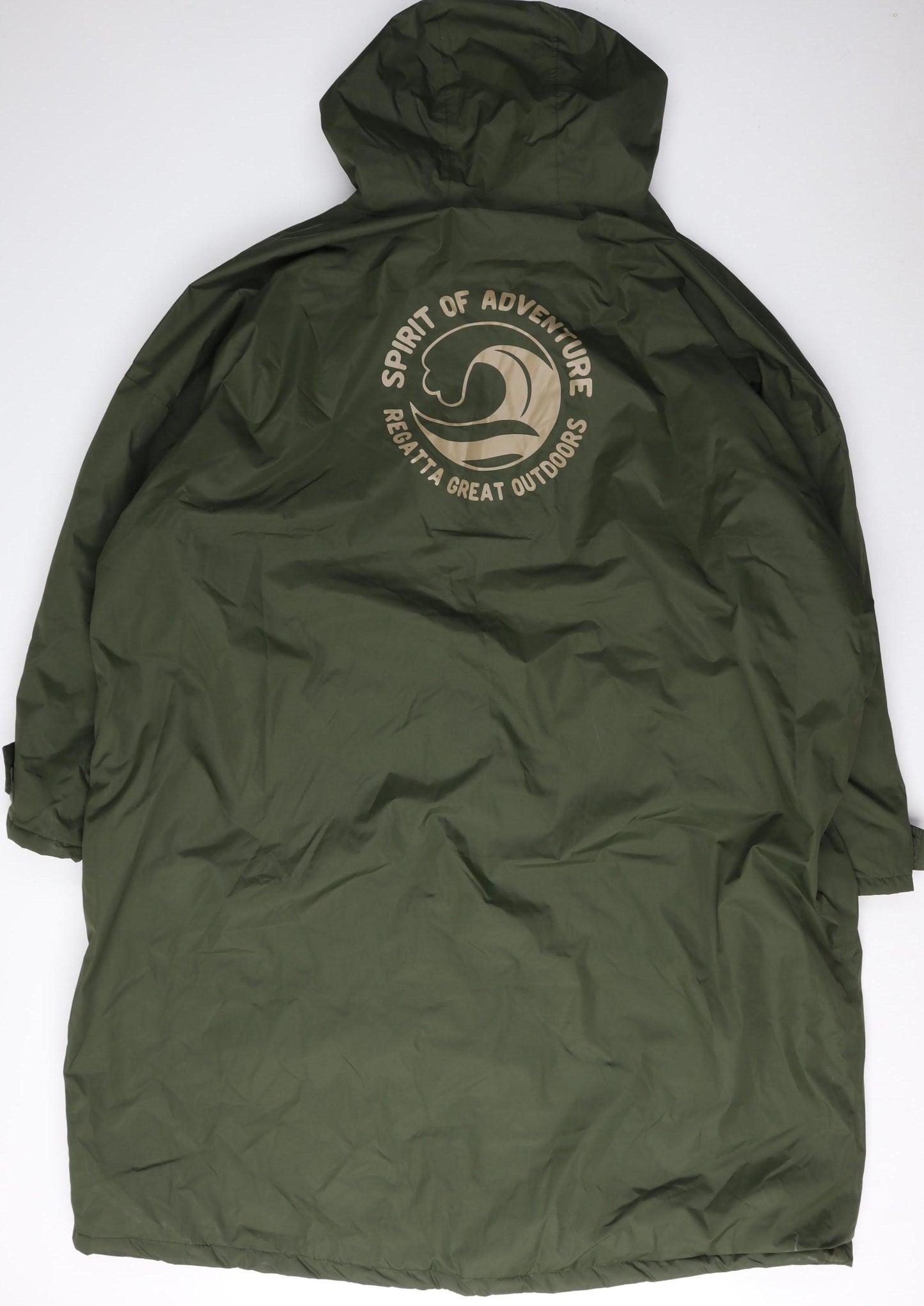 Regatta Women's Green Parka Coat L - Hooded Outdoor Jacket