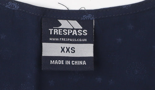 Trespass Women's Blue XS Short Casual Dress