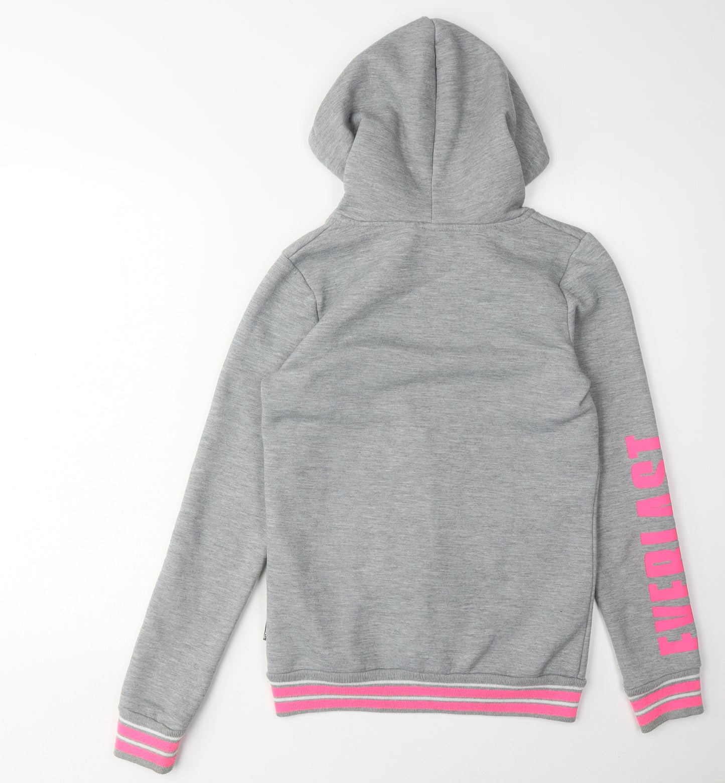Everlast Women's Grey Hoodie with Zip, Size 8