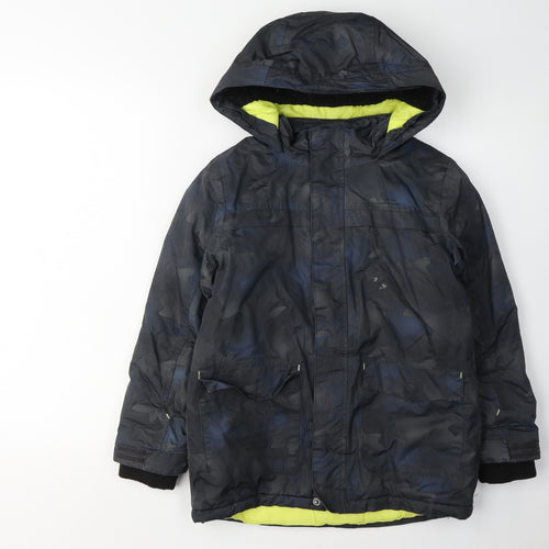 Mountain Warehouse Boys Blue Puffer Jacket 10Y Waterproof