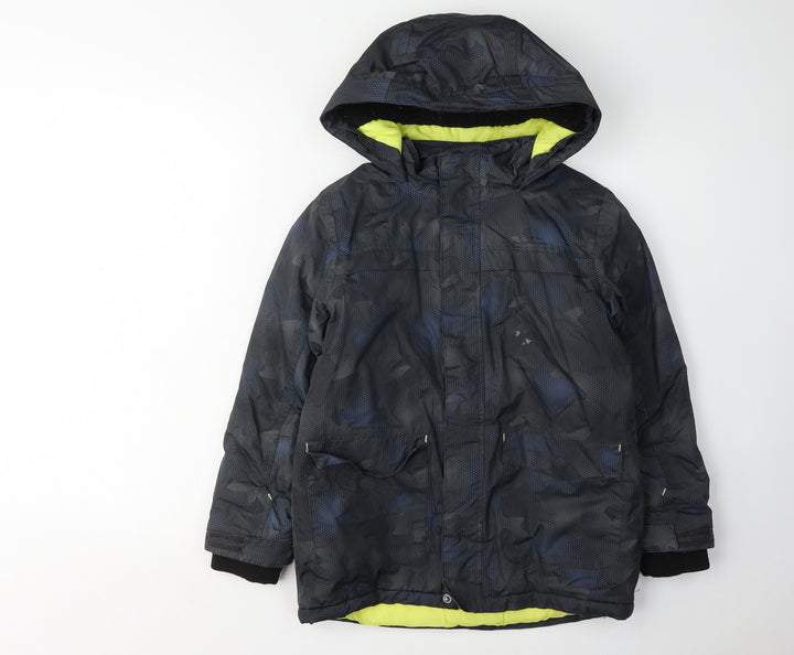 Mountain Warehouse Boys Blue Puffer Jacket 10Y Waterproof