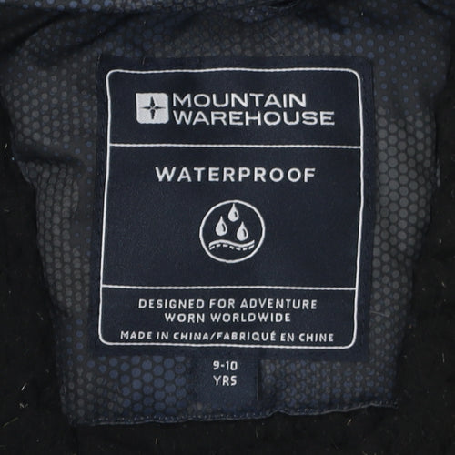 Mountain Warehouse Boys Blue Puffer Jacket 10Y Waterproof