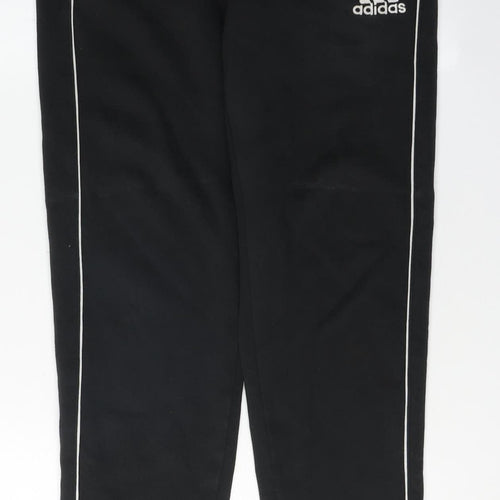Adidas Men's Black Jogger Trousers - Size S
