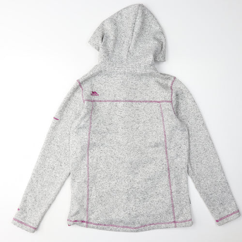 Trespass Women's Grey Hooded Jacket Size M
