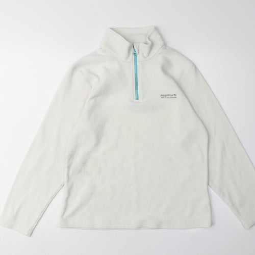 Regatta Women’s White Pullover Fleece Sweatshirt Size 10