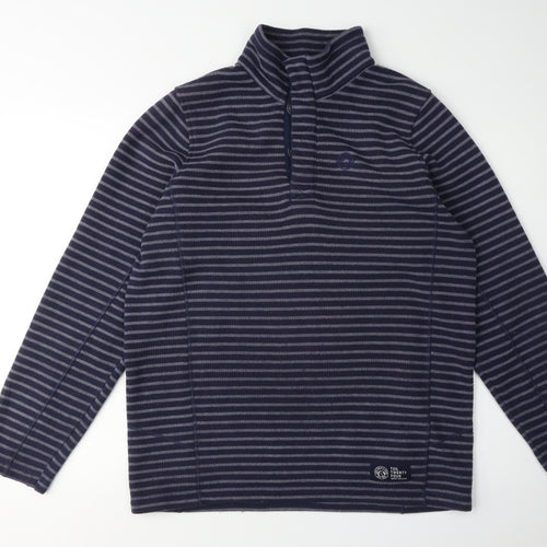 TOG TWENTY FOUR Men's Blue Striped Pullover Sweatshirt M