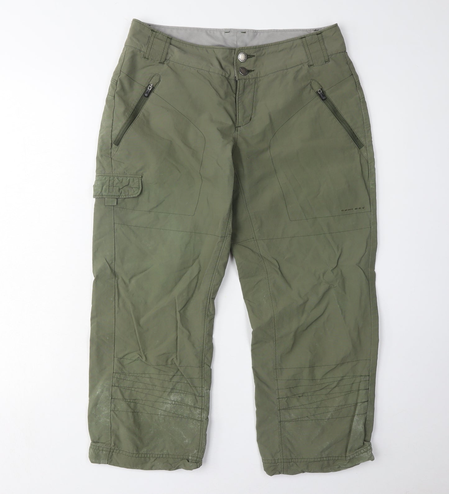 Columbia Women's Green Capri Hiking Trousers, Size 10