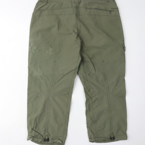 Columbia Women's Green Capri Hiking Trousers, Size 10