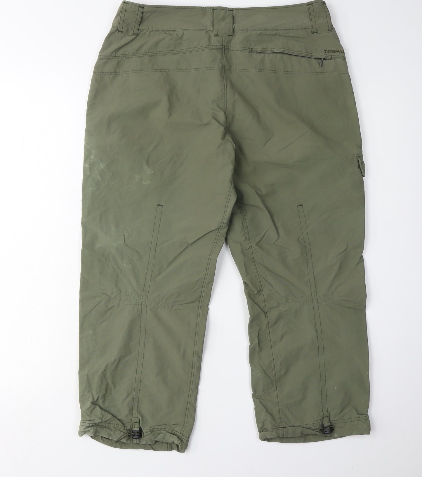 Columbia Women's Green Capri Hiking Trousers, Size 10