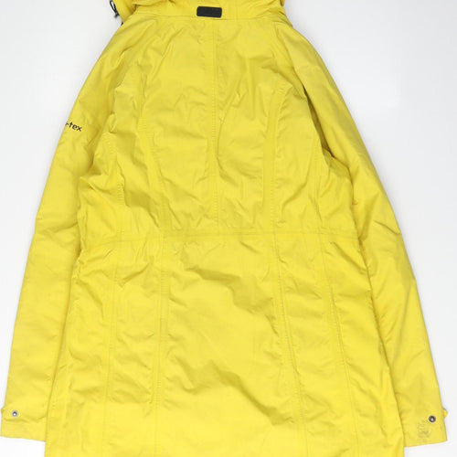 Trespass Women's Yellow Waterproof Rain Coat Size 12