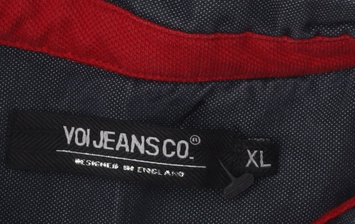 Voi Jeans Co. Men's Red XL Polo Shirt