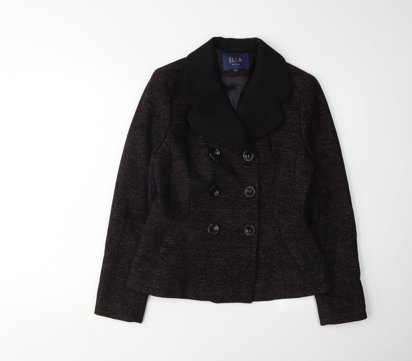 Ella by Viyella Women's Black Size 12 Blazer
