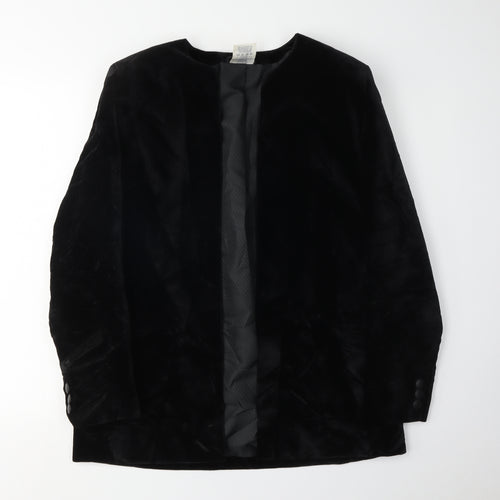 Alexon Women's Black Velvet Suit Jacket Size 12