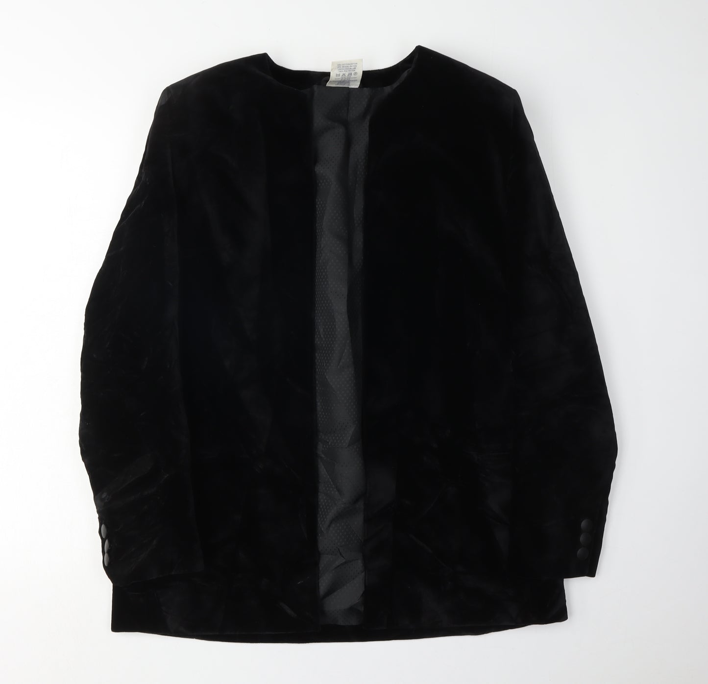 Alexon Women's Black Velvet Suit Jacket Size 12