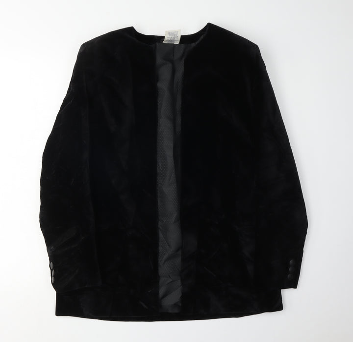 Alexon Women's Black Velvet Suit Jacket Size 12