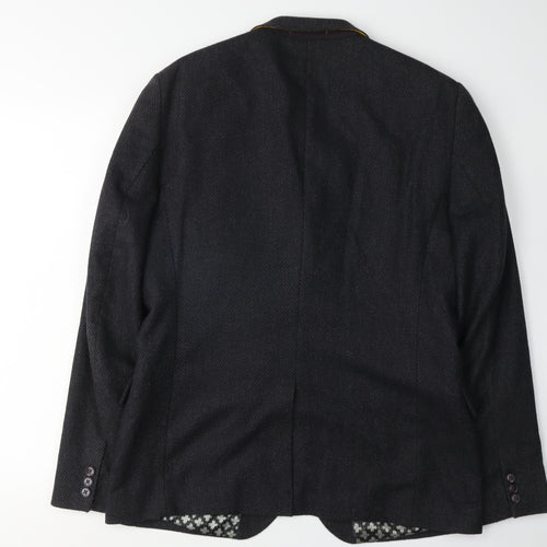 Ted Baker Men's Black Slim Fit Blazer Jacket Size 4