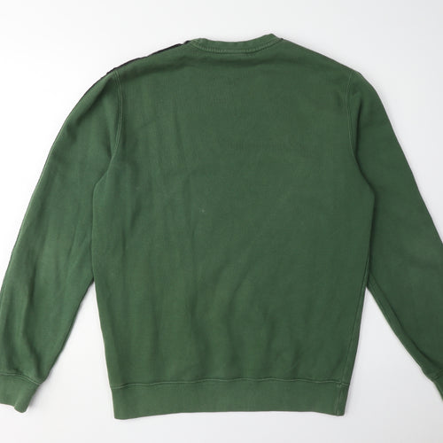 Champion Men's Green Pullover Logo Sweatshirt, Size L