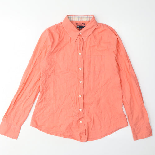 Gap Women's Pink XS Button-Up Shirt, Casual Spring Wear